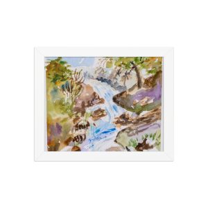 Golden Forest Framed Poster